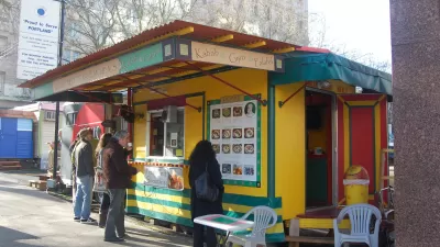 Mediterranean food cart in Portland