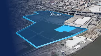 Project site, New Orleans waterfront.