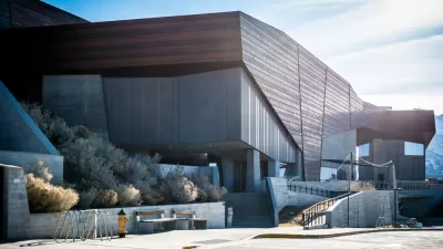 The exterior of the Natural History Museum of Utah.