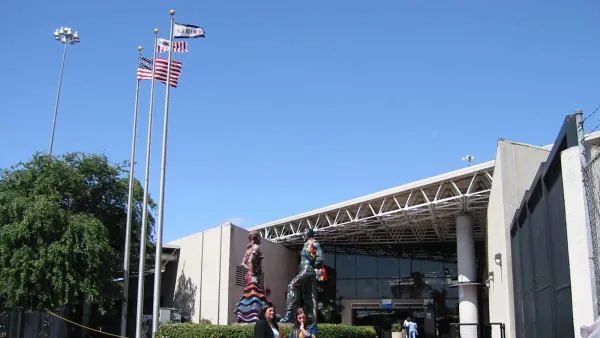 Otay Mesa Port of Entry building at U.S.-Mexico border 