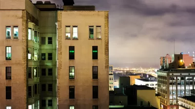 Portland skyline from the Benson Hotel