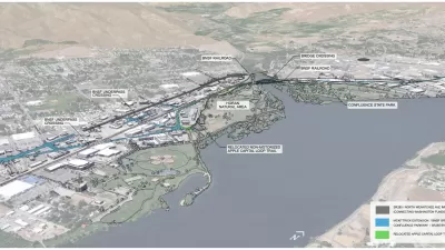Rendering of Proposed Confluence Parkway at Wenatchee River