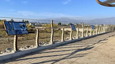 Walkway at San Gabriel River Park.