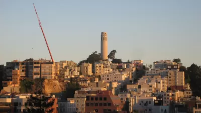 San Francisco Coit Tower Construction