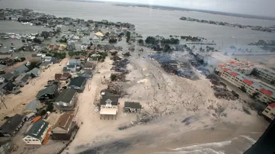 Aerial views during an Army search and rescue mission show damage from Hurricane Sandy to the New Jersey coast, Oct. 30, 2012.