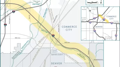 Map showing I-270 Corridor Improvements Study Area