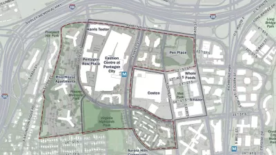 Map of Pentagon City Planning Study Area