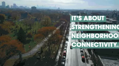 Aerial view of Clark Street