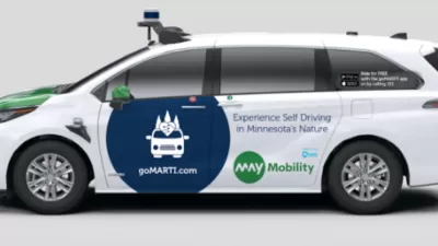 goMARTI autinomous shuttle van