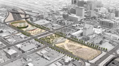 Rendering of freeway deck over Interstate 10 in El Paso