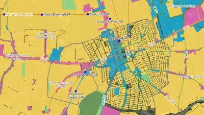 Screenshot of Long Island Zoning Atlas zoning map with overlays.