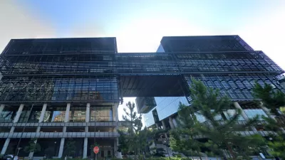 Google Maps street view of new office tower in Atlanta, Georgia.