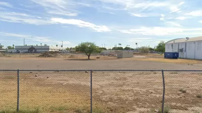 Google street view of vacant lot in Phoenix, Arizona.