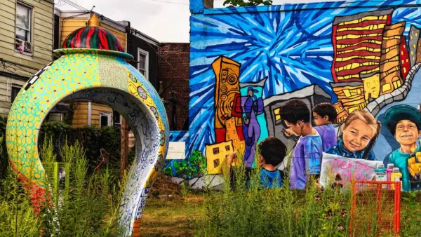 Colorful mural in Phialdelphia, Pennsylvania.