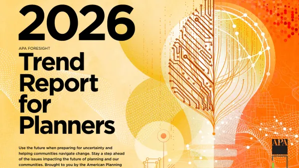 Cover of 2026 American Planning Association Trend Report for Planners.