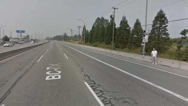 Lougheed Highway in Pitt Meadows