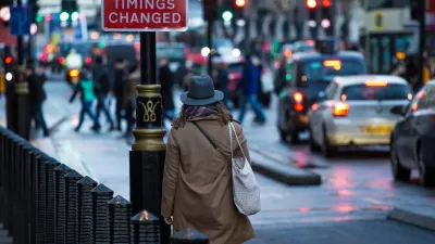 Woman Walking London