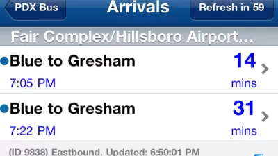 PDX Bus iPhone App