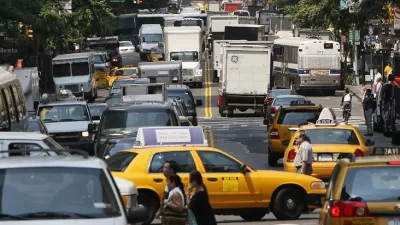 Traffic in Manhattan New York