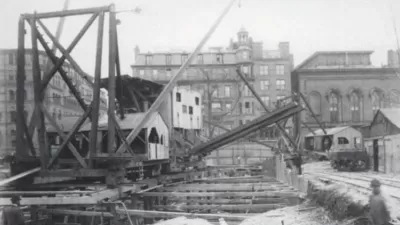 Boston Subway Tremont Construction