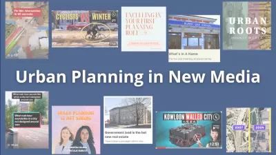 Banner for urban planning creators with logos.