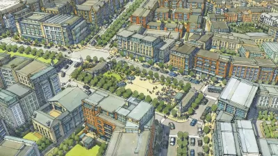 A rendering of the Utah City master planned, mixed-use development.