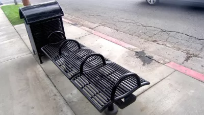 Anti homeless bench