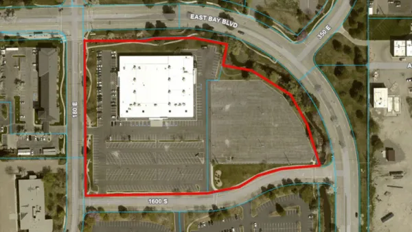 Google Map view of proposed data center location on existing office building site in Provo, Utah.