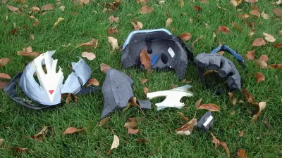 Broken Bike Helmet