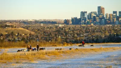 Photo of Calgary skyline from Edworthy Park