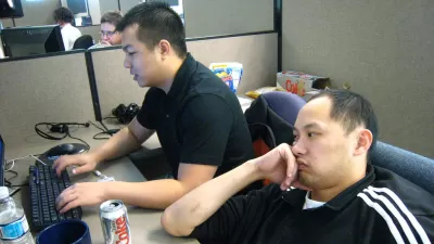 Sitting at Cubicles