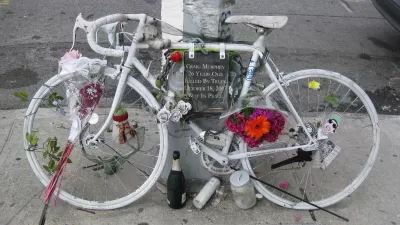 Ghost bike in New York