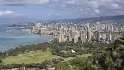 Downtown Honolulu as seen from the top of Diamond Head