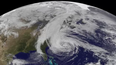 Satellite PIcture of Hurricane Sandy