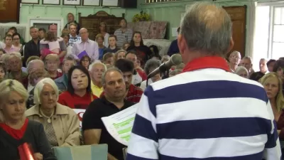 Angry Public Meeting