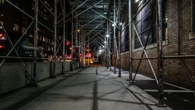 Sidewalk Scaffolding