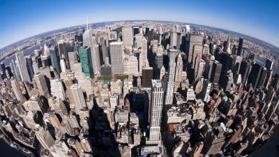 New York Skyline Fisheye