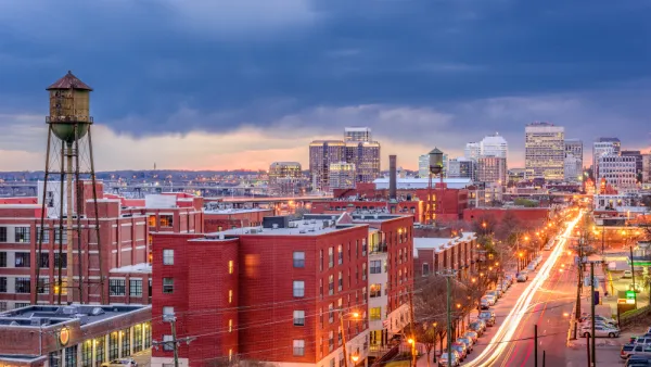 Nighttime view of downtown Richmond, Virginia