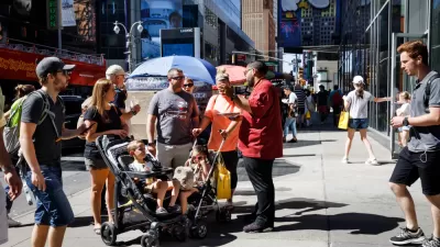 Stroller int he Public Realm