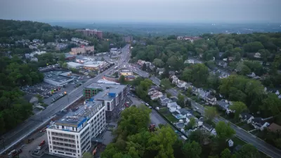 Aerial view of West Orange, New Jersey