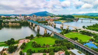 Aerial view of Chattanooga, Tennessee