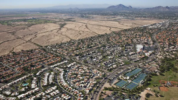 Sprawling suburb in Scottsdale, Arizona.