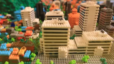 Lego brick buildings