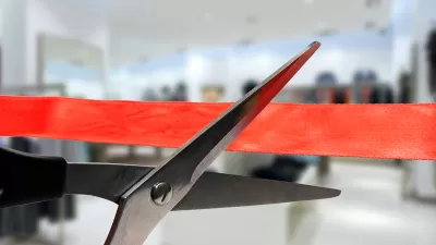 Ribbon Cutting Red Tape