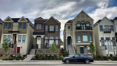 Two-story housing in Sacramento, California
