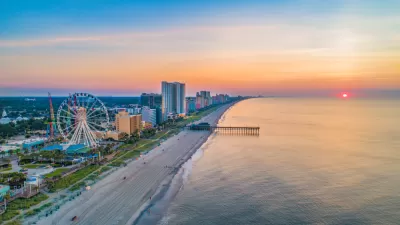 Aerial view of Myrtle Beach, South Carolina