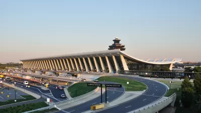 View of Dulles International Airport terminal