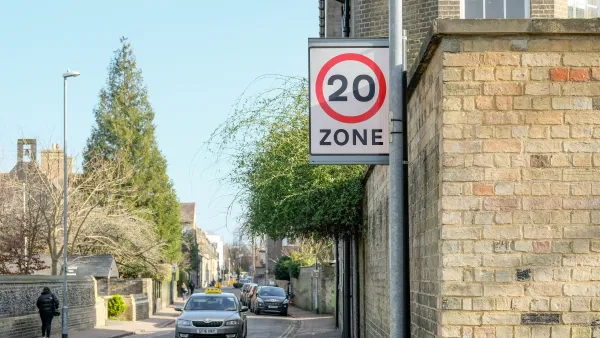 20 speed limit sign in the UK