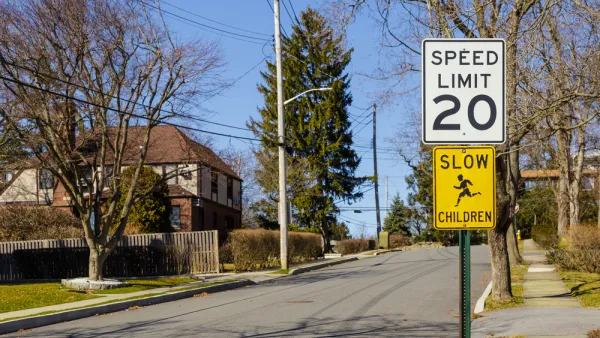 20 miles per hour speed limit sign in school zone