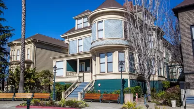 Victorian homes in Oakland, California